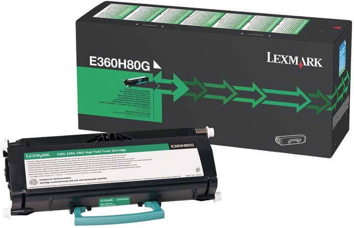 Toner Lexmark E360/E46x Black (734646272735) - obraz 1