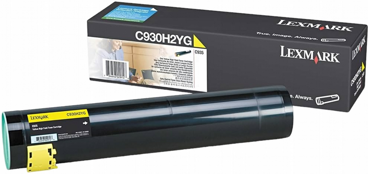 Toner Lexmark C935x Yellow (734646299800) - obraz 1