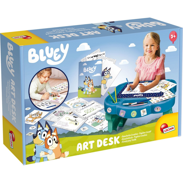 Biurko artystyczne Lisciani Bluey Art Desk (8008324099399) - obraz 1