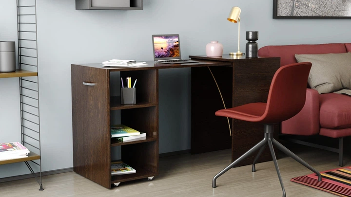 Стол-тумба трансформер Смарт 1/1 Ferrum-decor 750x1450x500 ДСП Венге Магия 16 мм (SMART003VE) - Фото 5 Стол-тумба трансформер Смарт 1/1 Ferrum-decor 750x1450x500 ДСП Венге Магия 16 мм (SMART003VE) - изображение 5