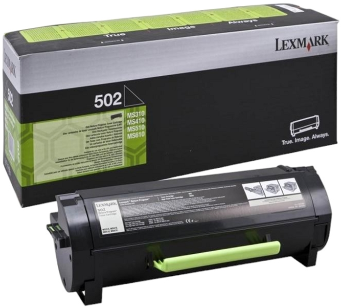 Toner Lexmark 502 Black (734646433204) - obraz 1