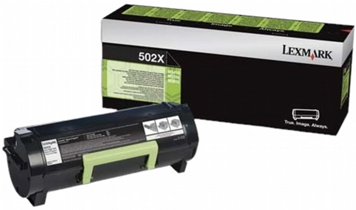 Toner Lexmark 502X Black (734646433228) - obraz 1