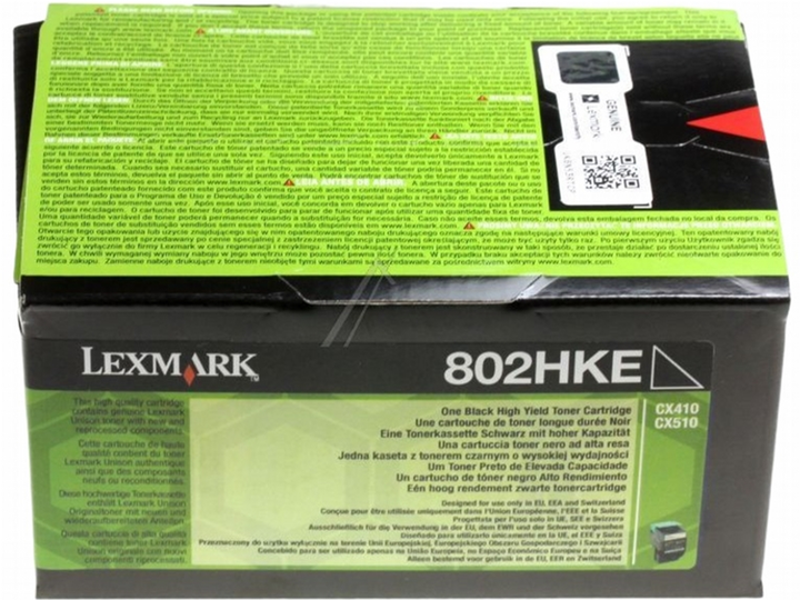 Toner Lexmark 802HKE Black (734646497206) - obraz 2