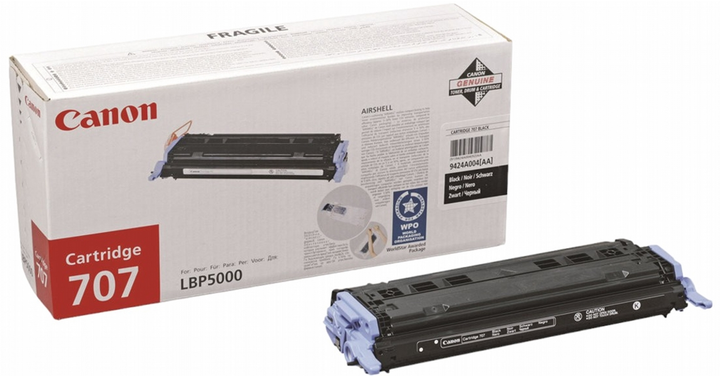 Toner Canon 707 Black (4960999270470) - obraz 2