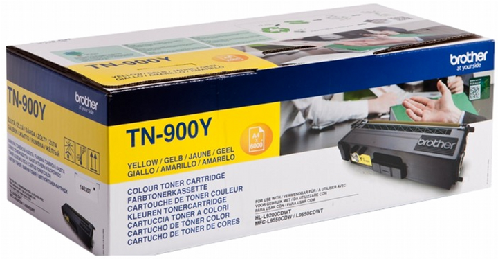Тонер-картридж Brother TN900 Yellow (4977766735124) - зображення 1