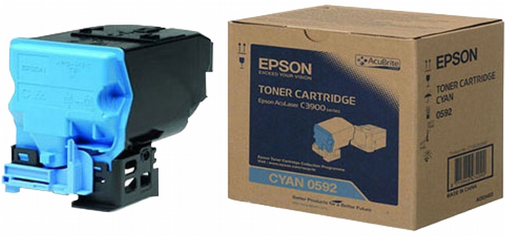 Тонер-картридж Epson C3900 Cyan (8715946474090) - зображення 1