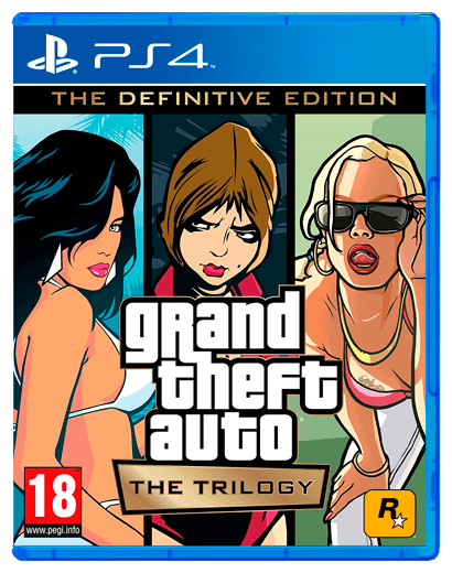 Гра Sony PlayStation 4 Grand Theft Auto: The Trilogy Definitive Edition Російські Субтитри Б/У - Фото 1 Гра Sony PlayStation 4 Grand Theft Auto: The Trilogy Definitive Edition Російські Субтитри Б/У - зображення 1