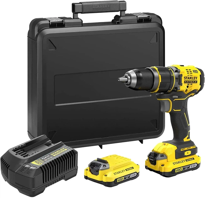 Дрель-шуруповерт ударная аккумуляторная бесщеточная Stanley Fatmax SFMCD721D2K - Фото 3 Дрель-шуруповерт ударная аккумуляторная бесщеточная Stanley Fatmax SFMCD721D2K - изображение 3