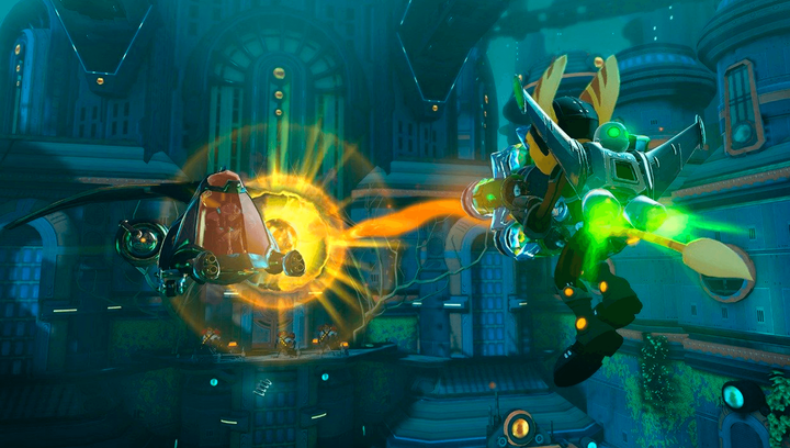 Гра Sony PlayStation 3 Ratchet & Clank: Into the Nexus Російська Озвучка Б/У - Фото 3 Гра Sony PlayStation 3 Ratchet & Clank: Into the Nexus Російська Озвучка Б/У - зображення 3