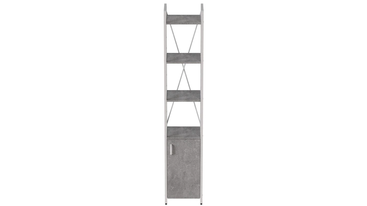 Етажерка 4/34 Ferrum-decor Серії Конект з тумбою 179x34x28 Білий ДСП Бетон (FD1055) - Фото 3 Етажерка 4/34 Ferrum-decor Серії Конект з тумбою 179x34x28 Білий ДСП Бетон (FD1055) - зображення 3