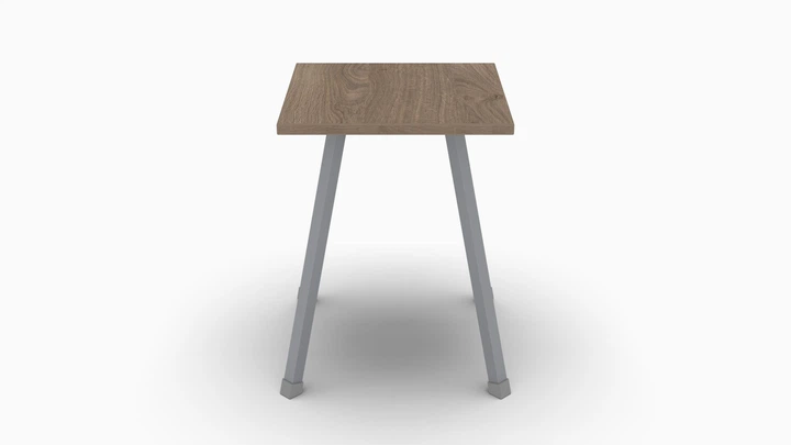 Табурет Ferrum-decor 430x320x320 Серый металл ДСП Дуб Сонома Трюфель 16 мм (TAB019) - изображение 2