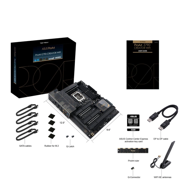 Материнська плата ASUS PROART Z790-CREATOR WIFI (Intel Z790, Socket 1700, ATX) - зображення 2