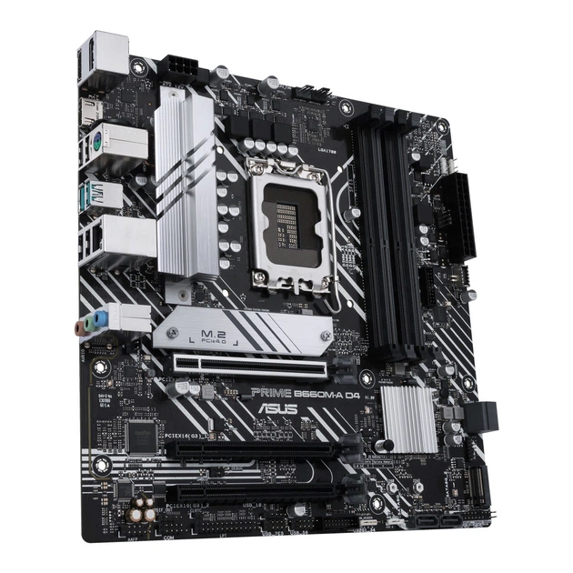 Материнська плата ASUS PRIME B660M D4-CSM (Intel B660, Socket 1700, MicroATX) - зображення 2