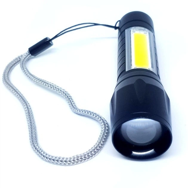 Компактный мощный аккумуляторный LED фонарик USB COP BL-511 Черный 158000 W (SH775462) - изображение 2