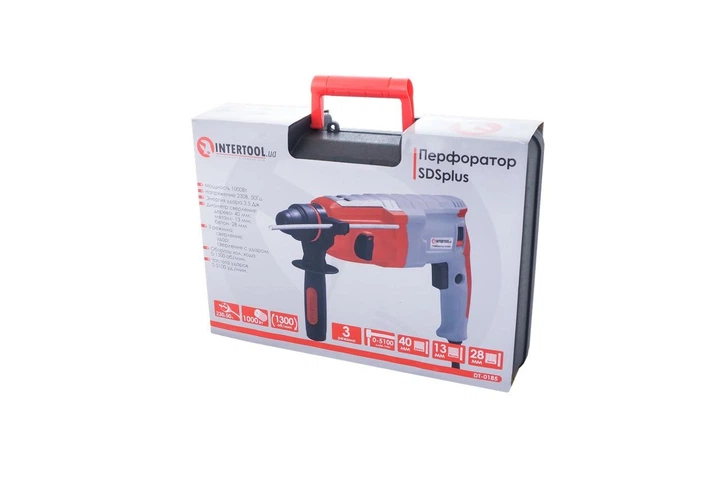 Перфоратор прямой Intertool - 1000 Вт (DT-0185) - изображение 6