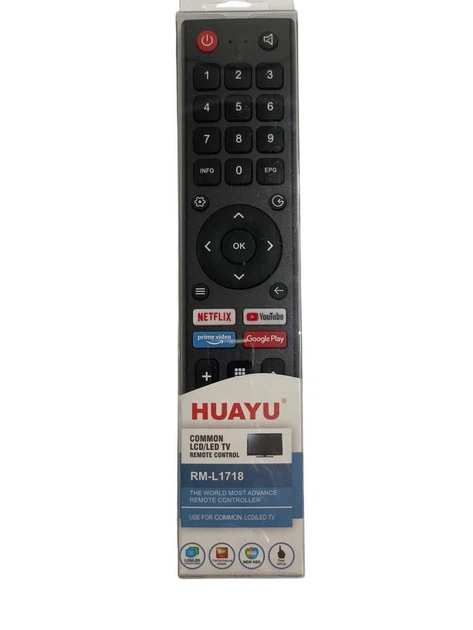 Универсальний Пульт HUAYU RM-L1718 для телевизоров Bravis - Фото 2 Универсальний Пульт HUAYU RM-L1718 для телевизоров Bravis - изображение 2