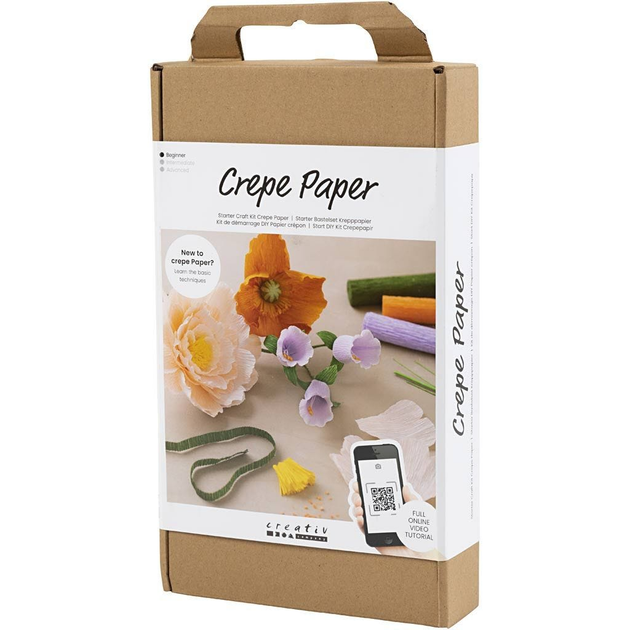 Zestaw do tworzenia kwiatów Creativ Company Crepe Paper (5712854455480) - obraz 3