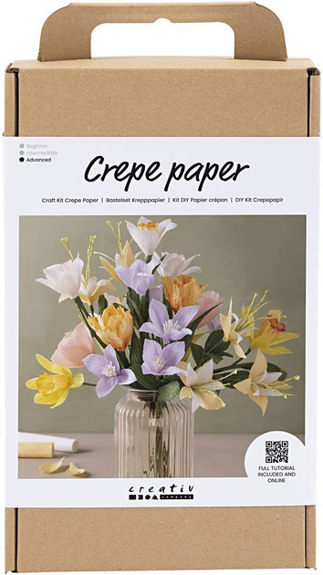 Zestaw do tworzenia kwiatów Creativ Company Crepe Paper (5712854613989) - obraz 1