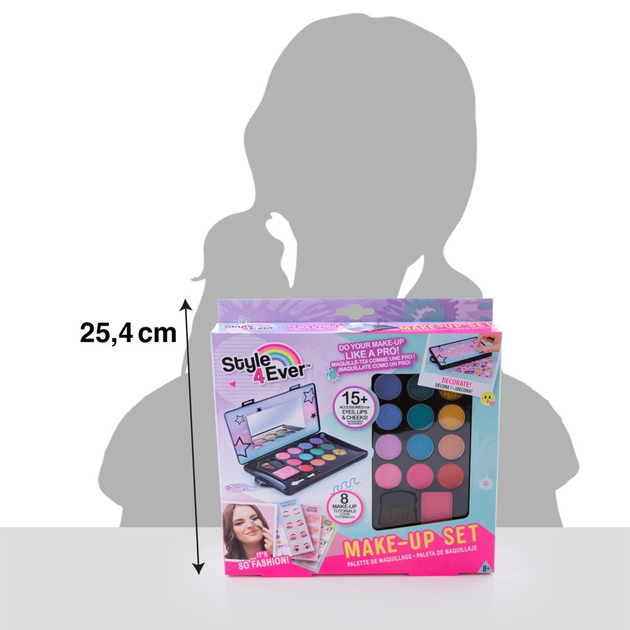 Набір для макіяжу Style 4 Ever Travel Case (3555801287640) - зображення 3