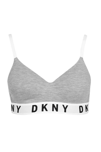 Топ с уплотнённой чашкой DKNY 85B Серый (heather grey) (94251) - Фото 3 Топ с уплотнённой чашкой DKNY 85B Серый (heather grey) (94251) - изображение 3