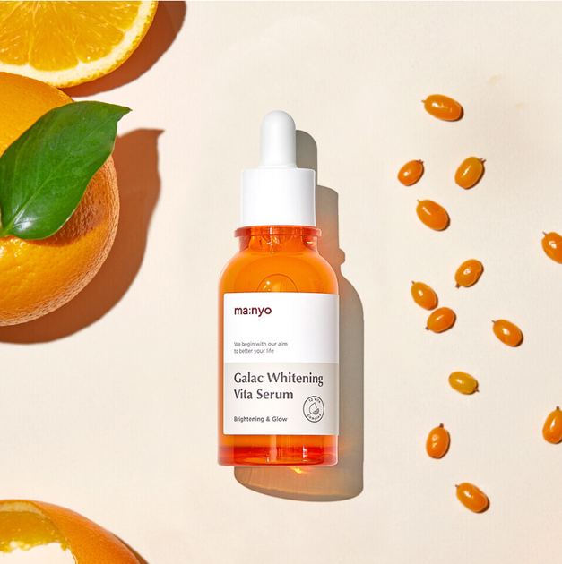 Сыворотка осветляющая с галактомиссисом и витаминным комплексом Manyo Galac Whitening Vita Serum 30ml - изображение 2