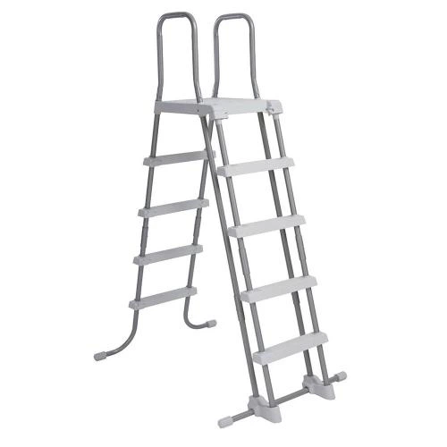 Драбина Intex 28077 (для басейну, 132 см., 8 знімних сходинок, майданчик, батьківський контроль) - Фото 1 Драбина Intex 28077 (для басейну, 132 см., 8 знімних сходинок, майданчик, батьківський контроль) - зображення 1