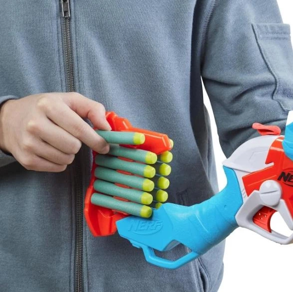 Бластер Hasbro Нерф Діно Трицебласт Nerf Dino Squad Tricera-Blast F0803 - Фото 6 Бластер Hasbro Нерф Діно Трицебласт Nerf Dino Squad Tricera-Blast F0803 - зображення 6