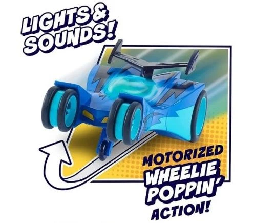 Автомобиль Just Play Герои в масках Pop-A-Wheelie Cat-Car, PJ Masks Vehicle с огнями и звуками - Фото 2 Автомобиль Just Play Герои в масках Pop-A-Wheelie Cat-Car, PJ Masks Vehicle с огнями и звуками - изображение 2