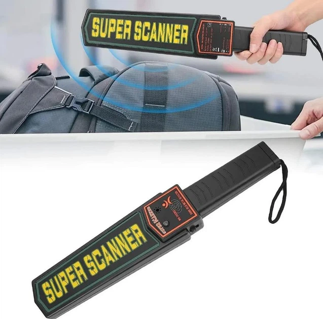 Ручной портативный досмотровый металлоискатель - сканер Super Scanner MD3003B1 - изображение 3