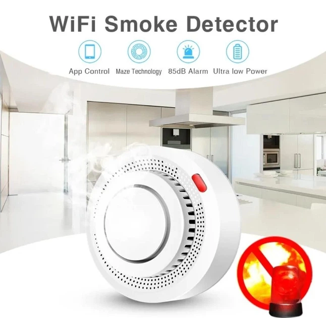Димовий детектор пожежна сигналізація WiFi SMOKE DETECTOR YG400A - зображення 3