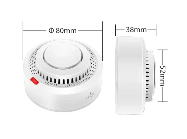 Димовий детектор пожежна сигналізація Tuya Zigbee Smoke Detector YG500A - зображення 8