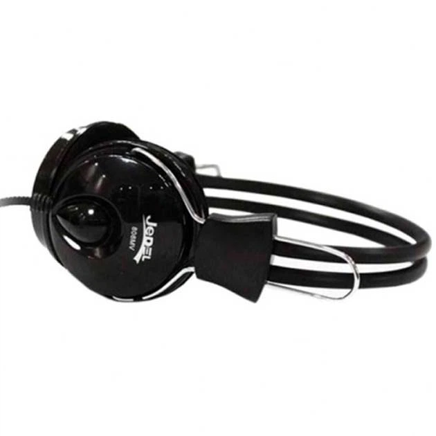 Навушники Jedel JD-808 дротові повнорозмірні з мікрофоном 1.5М/Mini-jack 3.5 для ПК/ноутбука Чорний - изображение 3
