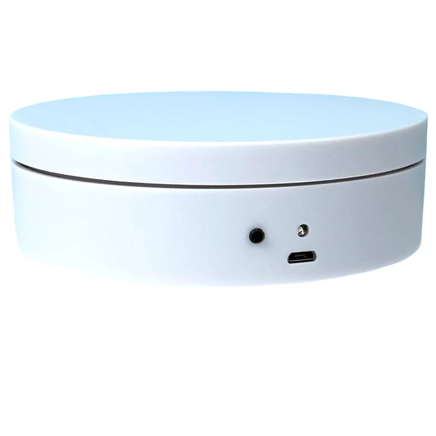 Стол для предметной съемки PULUZ Mini Electric Turntable 12 см Белый - Фото 1 Стол для предметной съемки PULUZ Mini Electric Turntable 12 см Белый - изображение 1