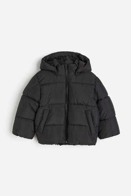 Куртка чорна H&M 122-128см (400094819) - Фото 1 Куртка чорна H&M 122-128см (400094819) - зображення 1