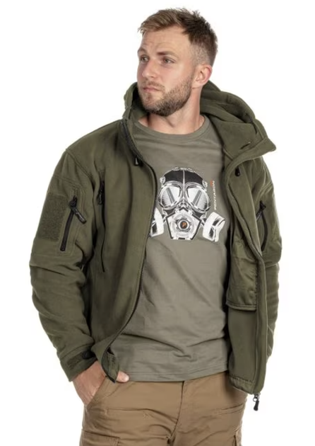 Куртка флисовая Helikon-Tex Patriot Double Fleece Olive M - изображение 8