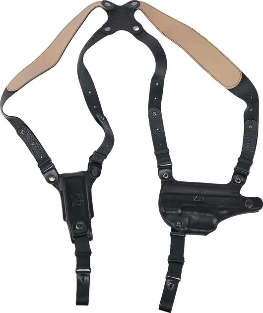 Кобура A-Line 1КП2+ плечова шкіряна з підсумків для Glock17 - зображення 2
