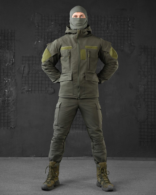 Тактичний костюм softshell olive 0 XXXL - зображення 1