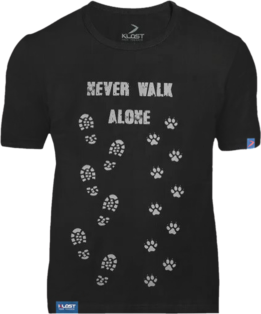 Футболка KLOST "Never Walk Alone (Никогда не ходи один)", 4XL - изображение 1