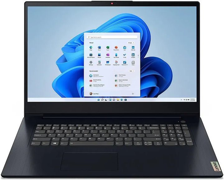 Ноутбук Lenovo IdeaPad 3 17IAU7 Abyss Blue (82RL0005US) - Фото 1 Ноутбук Lenovo IdeaPad 3 17IAU7 Abyss Blue (82RL0005US) - зображення 1