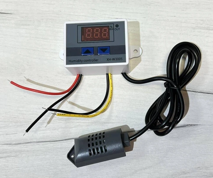 Регулятор вологості цифровий на 220В XH-W3005 - гідростат реле вологи та регулятор вологості повітря в інкубатор - зображення 3
