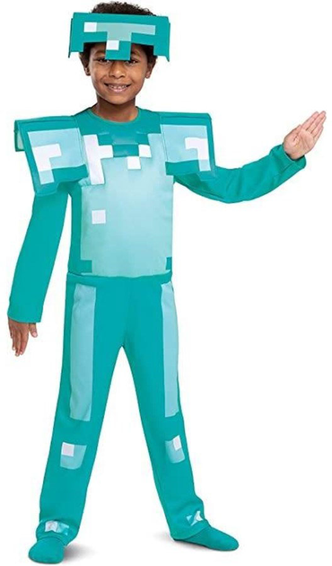 Карнавальний костюм Jakks Disguise Minecraft Діамантова броня 3-4 роки 104 cм (0192995020245) - зображення 1