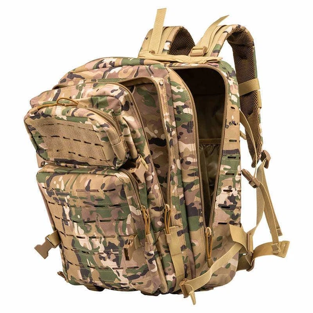 Тактический рюкзак 2Е 45L Laser Cut Камуфляж (2E-MILTACBKP-45L-MC) - изображение 8