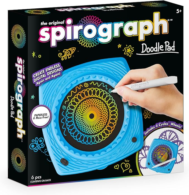 Набір для творчості PlayMonster Spirograph Spirograph Doodle Pad (5026175562056) - зображення 1