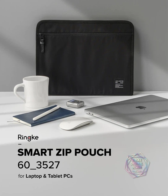 Чехол Ringke Smart Zip Pouch для iPad Pro 12.9 2021 | 2020 | 2018 Beige (8809818842145) - Фото 3 Чехол Ringke Smart Zip Pouch для iPad Pro 12.9 2021 | 2020 | 2018 Beige (8809818842145) - изображение 3