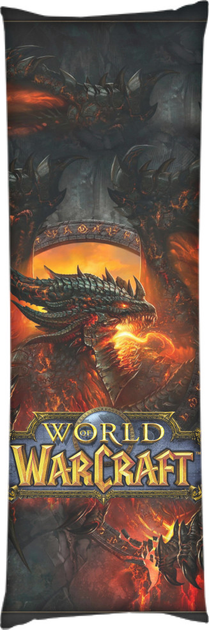Подушка дакимакура World of Warcraft Art Размер: 60х180 см 