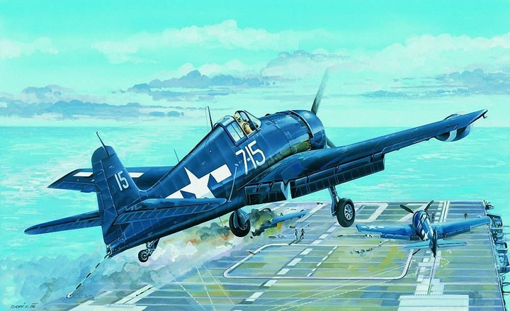 Model do składania Trumpeter F6F-5N Hellcat Night Fire 1:32 (9580208022598) - obraz 1