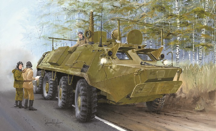 Model do składania Trumpeter BTR-60P BTR-60PU 1:35 (9580208015767) - obraz 1