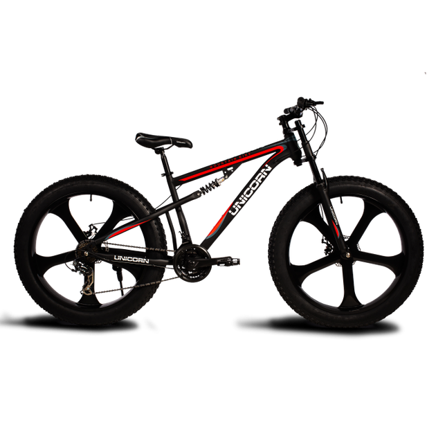 Велосипед FatBike Фет байк Godzilla Unikorn литые диски 26 Колесо 17 Рама Черный - Фото 1 Велосипед FatBike Фет байк Godzilla Unikorn литые диски 26 Колесо 17 Рама Черный - изображение 1