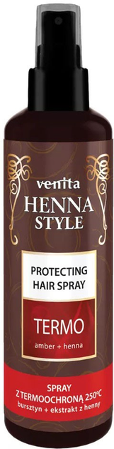 Spray do stylizacji włosów Venita Henna Style z termoochroną 200 ml (5902101519885) - obraz 1