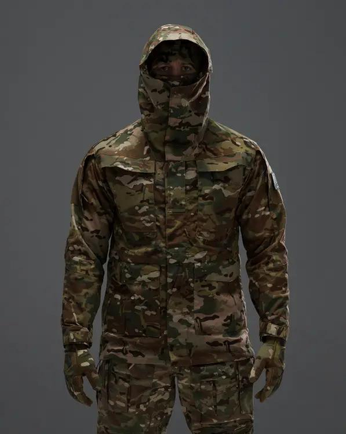 Куртка ветровка тактическая Shadow Rip-Stop с капюшоном MultiCam L - изображение 2